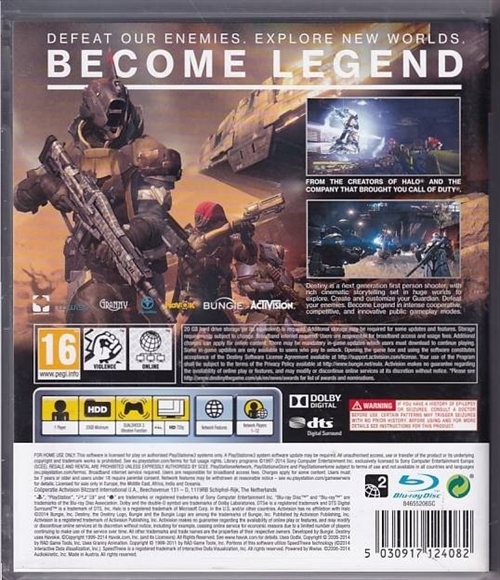 Destiny - PS3 (B Grade) (Genbrug)